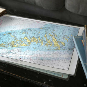 Nautical Chart Placemats, Locations in Florida