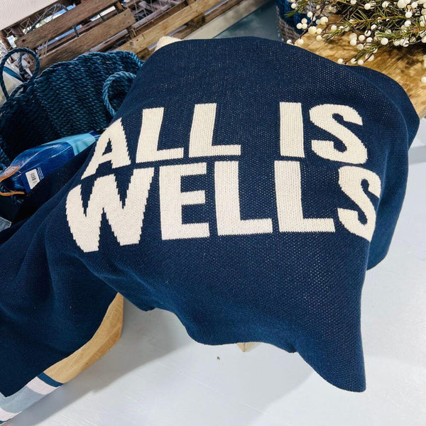 Knit Throw, All is Wells™