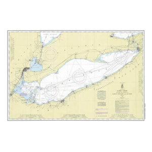 Nautical Chart Placemats, Locations in Michigan