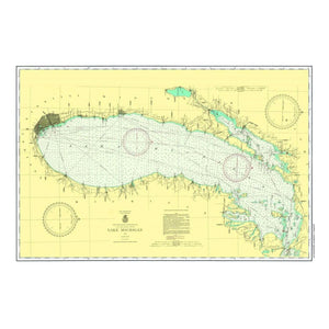 Nautical Chart Placemats, Locations in Michigan