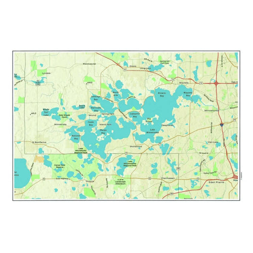 Nautical Chart Placemats, Locations in Minnesota