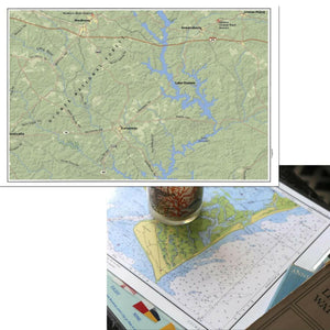 Nautical Chart Placemats, Locations in Georgia