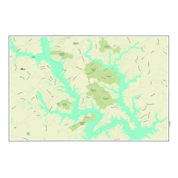 Nautical Chart Placemats, Locations in Georgia