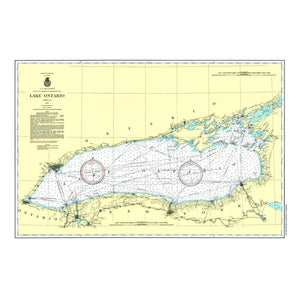 Nautical Chart Placemats, Locations in New York