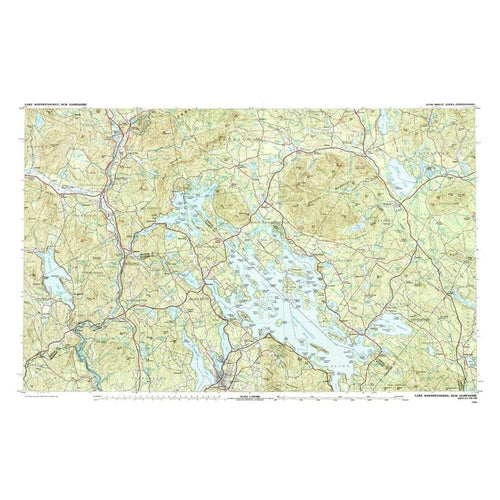Nautical Chart Placemats, Locations in New Hampshire