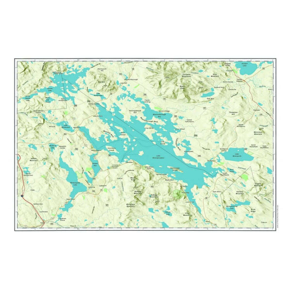 Nautical Chart Placemats, Locations in New Hampshire