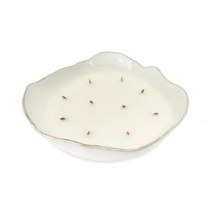 12" Porcelain 10-Wick Candle, Sea Salt & Orchid