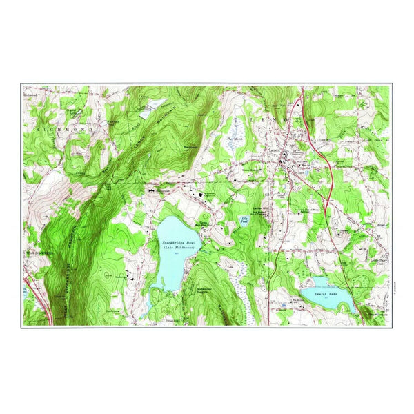 Nautical Chart Placemats, Locations in Massachusetts