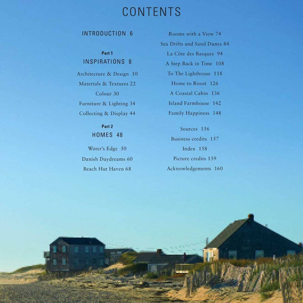 "Living by the Water" Hardcover Book by Sally Hayden, Seaside landscape featuring cottages by the shore, 160 pages