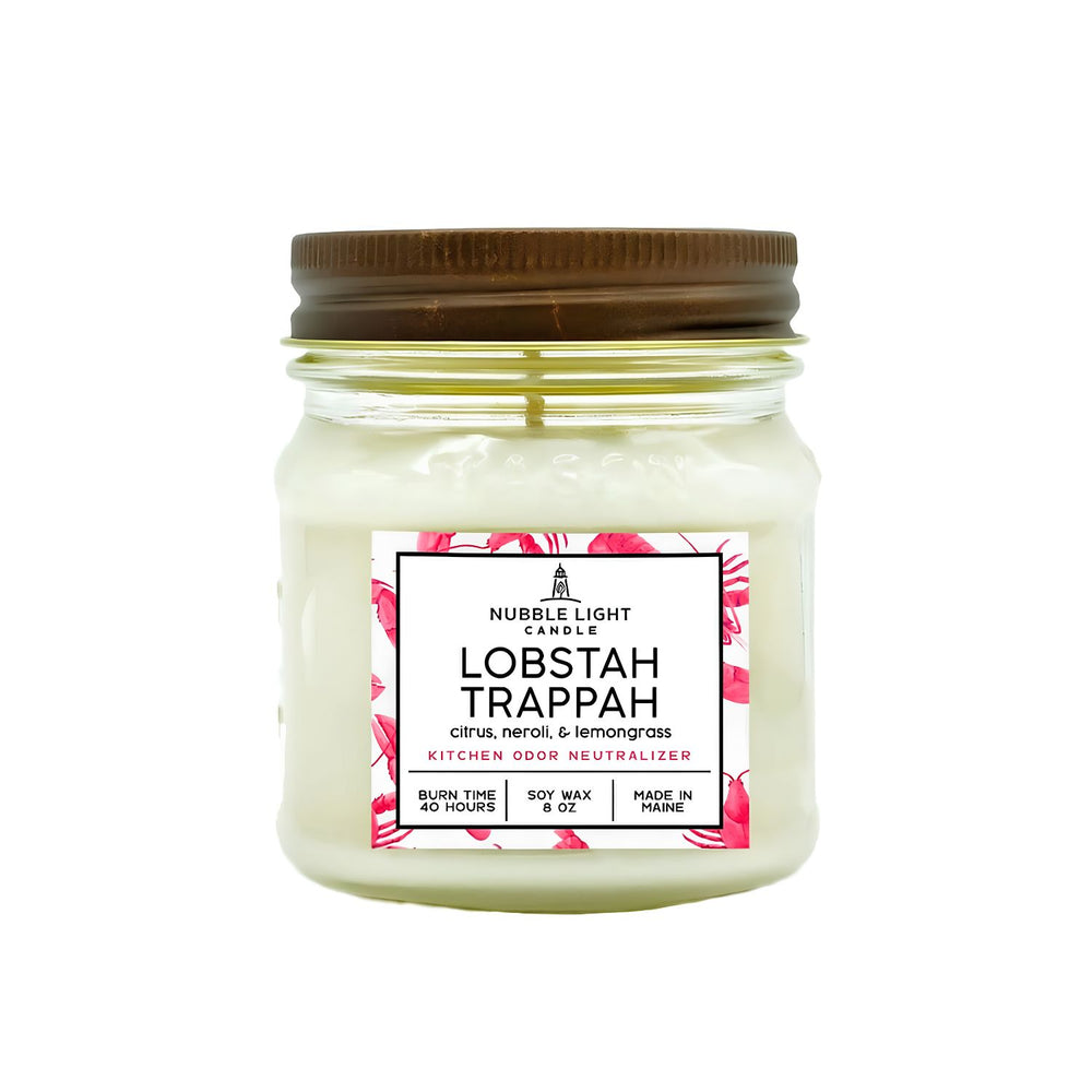 Lobstah Trappah Candle, Maine Inspired Candles, Coastal Candles