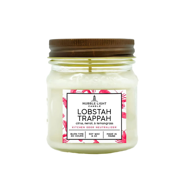 Lobstah Trappah Candle, Maine Inspired Candles, Coastal Candles