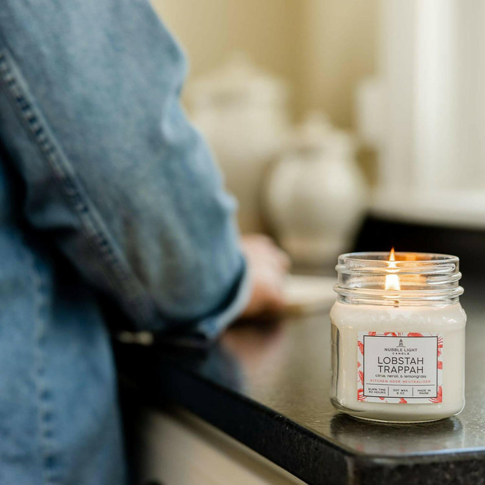 Lobstah Trappah Candle, Maine Inspired Candles, Coastal Candles