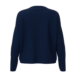 Lobster Boxy Sweater In Navy, Nautical Gifts, Coastal Clothing