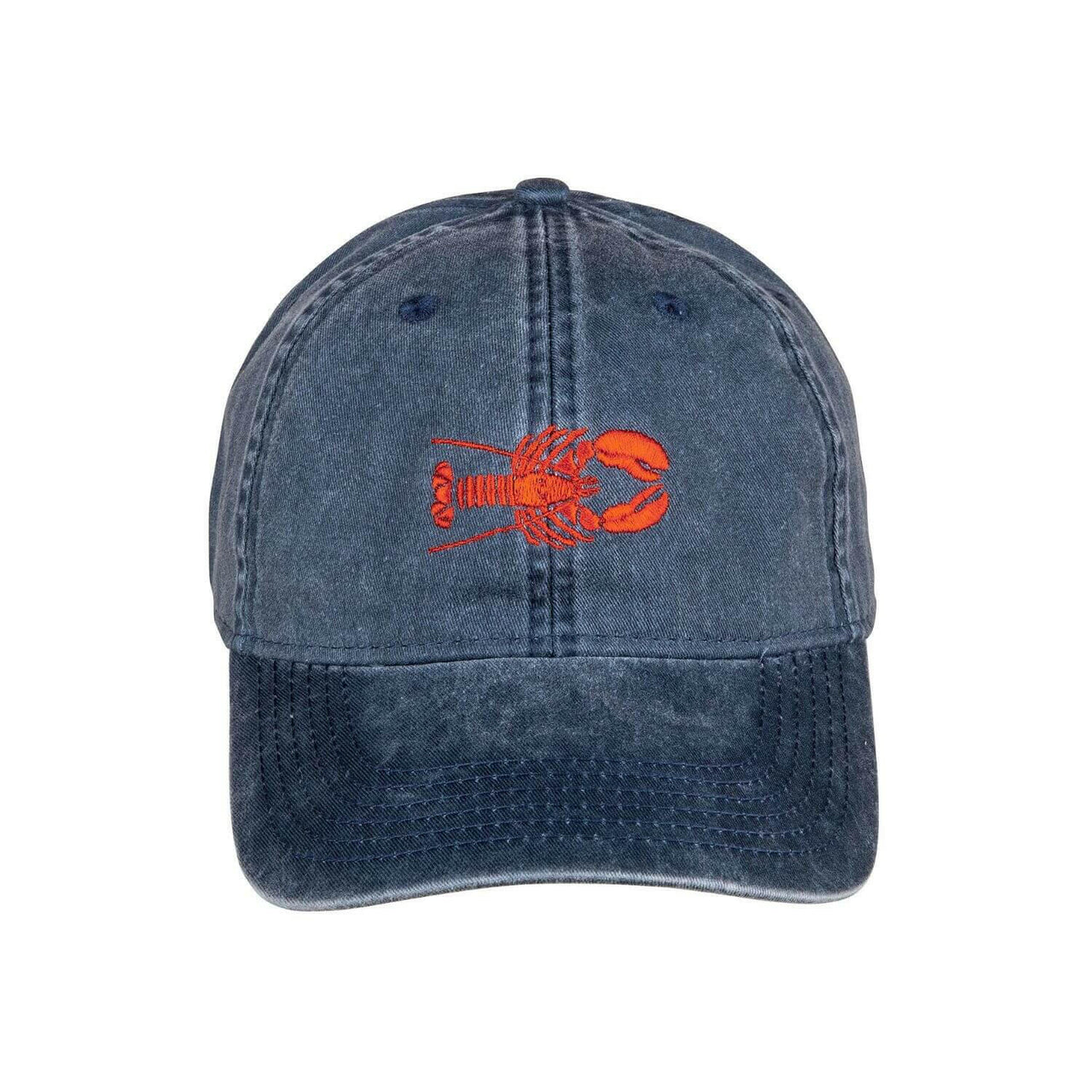 Lobster Hat, Red Lobster, Washed Navy