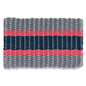 Lobster Rope Doormats, Outdoor Door Mats, Wicked Good Door Mats Made in Maine, Silver, Red, Navy