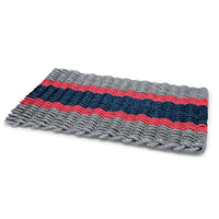 Thumbnail for Lobster Rope Doormats, Outdoor Door Mats, Wicked Good Door Mats Made in Maine, Silver, Red, Navy