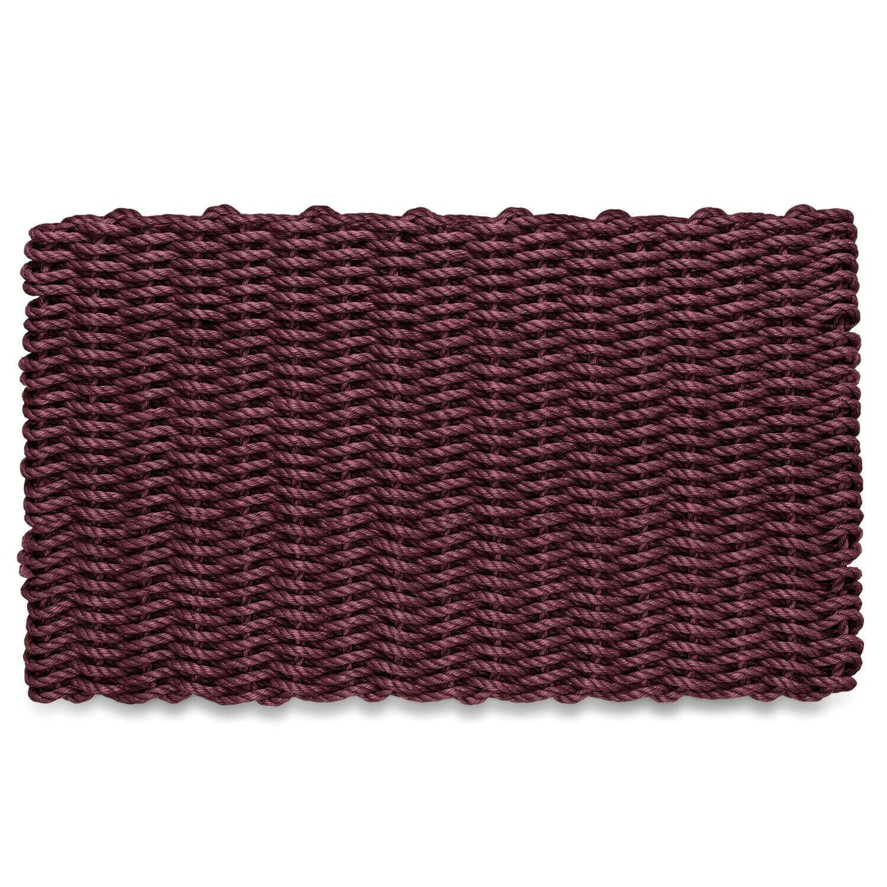 Lobster Rope Doormats, Outdoor Door Mats, Wicked Good Door Mats Made in Maine, Solid Cranberry