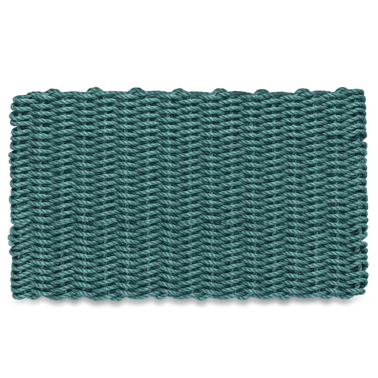 Lobster Rope Doormats, Outdoor Door Mats, Wicked Good Door Mats Made in Maine, Solid Dark Green