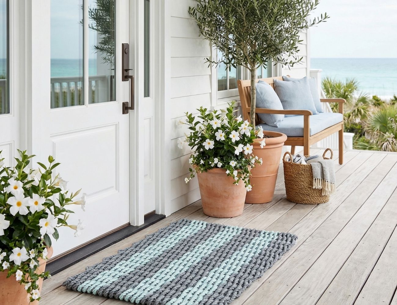 The New England Trading Company Lobster Rope Doormat