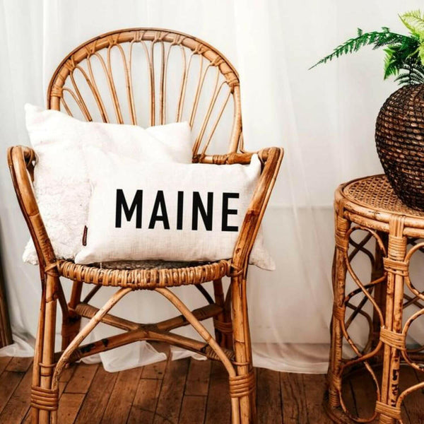 Maine Throw Pillow