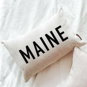 Maine Throw Pillow