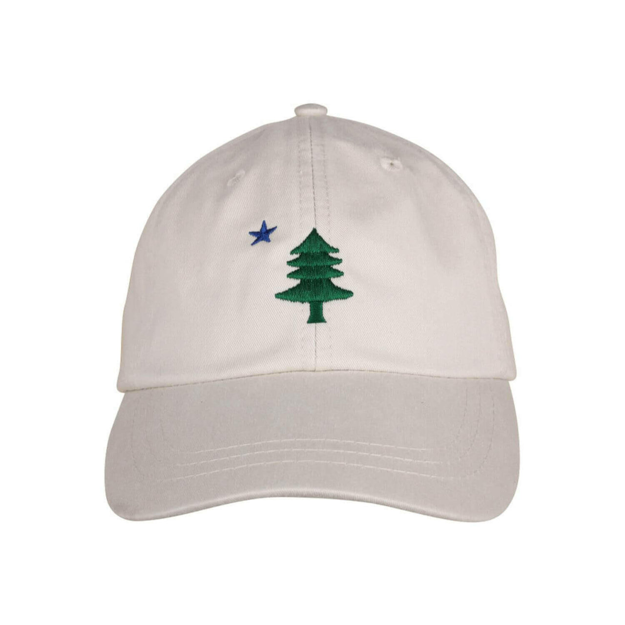 Maine Tree & Star Hat, Ivory