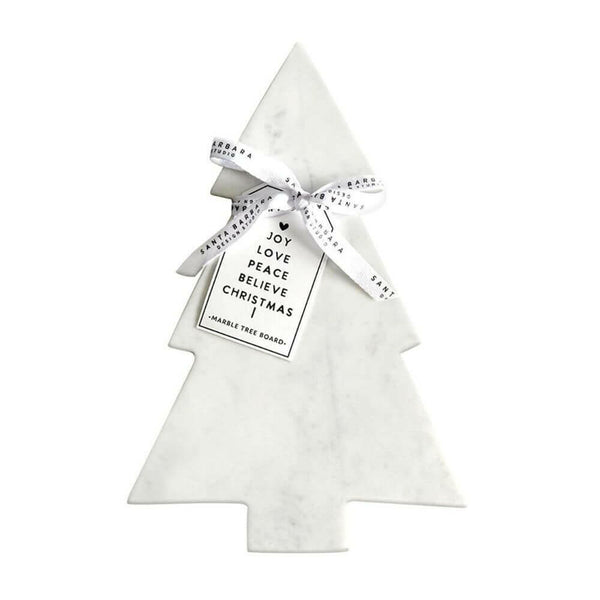 Marble Christmas Tree Board, Joy Love Peace