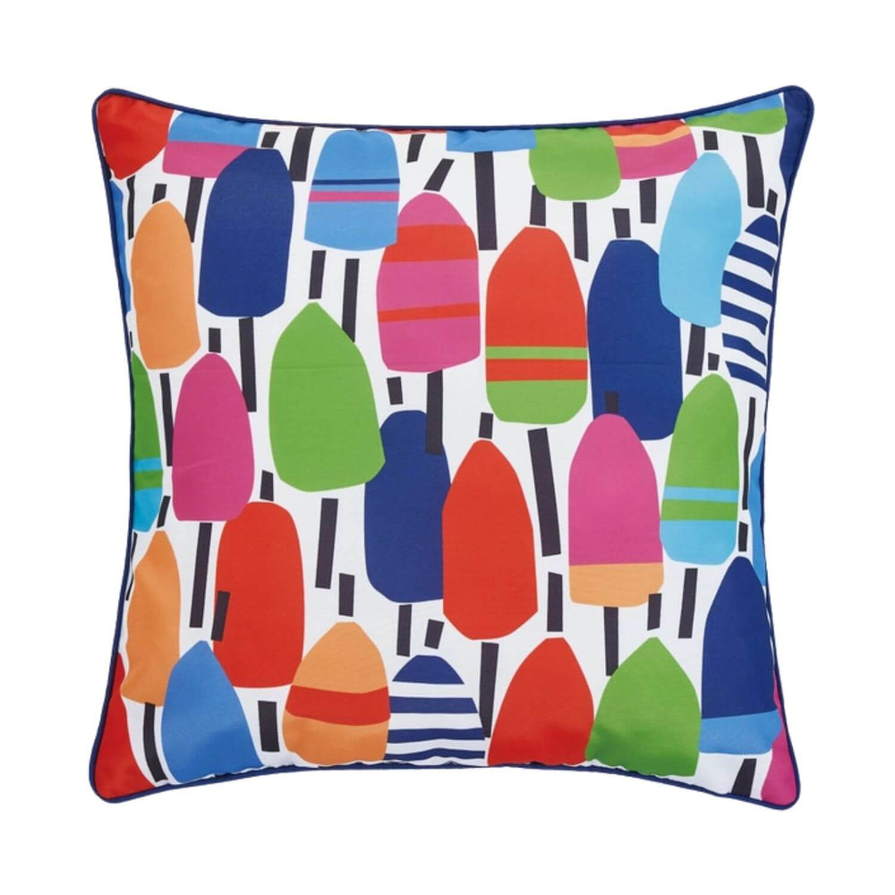 Multicolored Buoy Accent Pillow