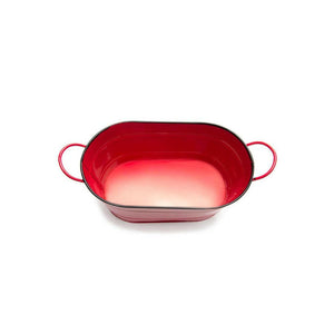 Nantucket Red Seafood Serving Tub, 11" X 5.25" X 4"