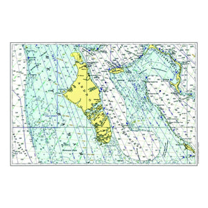 Nautical Chart Placemats, Locations in Bahamas