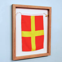Thumbnail for Framed Nautical Flags, A-Z New England Trading Co Decor R