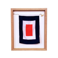 Thumbnail for Framed Nautical Flags, A-Z New England Trading Co Decor W