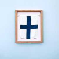 Thumbnail for Framed Nautical Flags, A-Z New England Trading Co Decor X