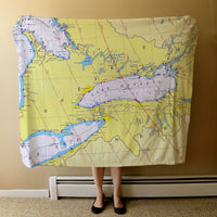 Thumbnail for Nautical Chart Blankets, Locations in Great Lakes