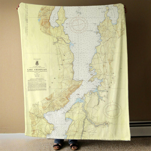 Nautical Chart Blanket, Locations in New York