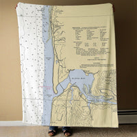 Thumbnail for Nautical Chart Blanket, Locations in Oregon
