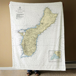 Nautical Chart Blanket, Special Territories
