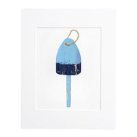 Thumbnail for Nautical Lobster Buoy Print, Blue and Navy Buoy Wall Print, 8 x 10