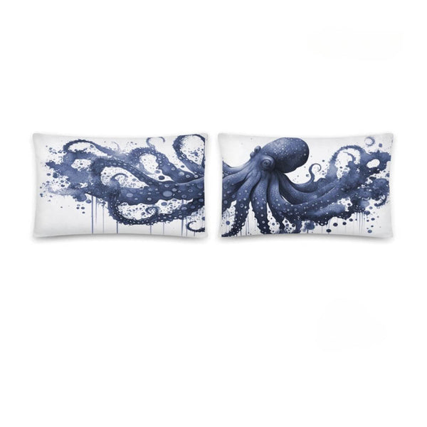 Nautical Octopus Pillow Set, Set of 2