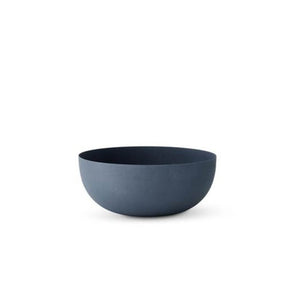 Navy Blue Matte Metal Bowls