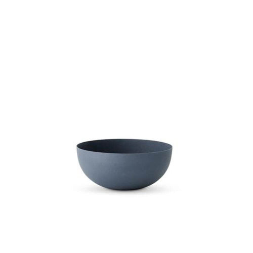 Navy Blue Matte Metal Bowls