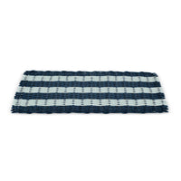 Thumbnail for Front Door Mats Outdoor, Best Doormat for Outside in Navy & Seafoam Cabana Stripes, Lobster Rope Doormats