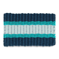 Thumbnail for Lobster Rope Doormats, Outdoor Door Mats, Wicked Good Door Mats Made in Maine, Navy, Teal, Seafoam