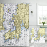 Thumbnail for Nautical Chart Curtains, Locations in Rhode Island
