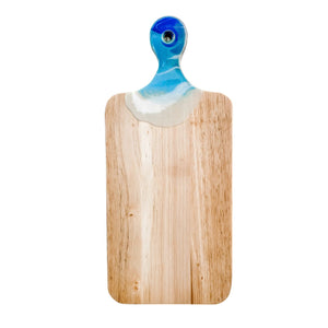 Ocean Wave Resin Bar Board, Beach House Gifts, Coastal Housewarming Gits, Nautical Serveware