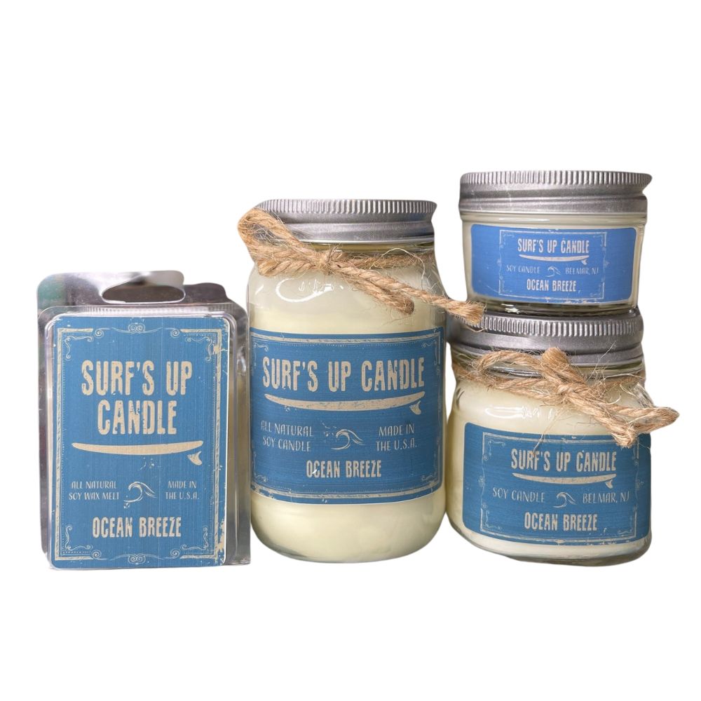 Ocean Breeze Mason Jar Candle - Original Collection