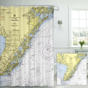 Nautical Chart Curtains, Locations in New Jersey