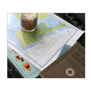 Nautical Chart Placemats, Locations in Connecticut
