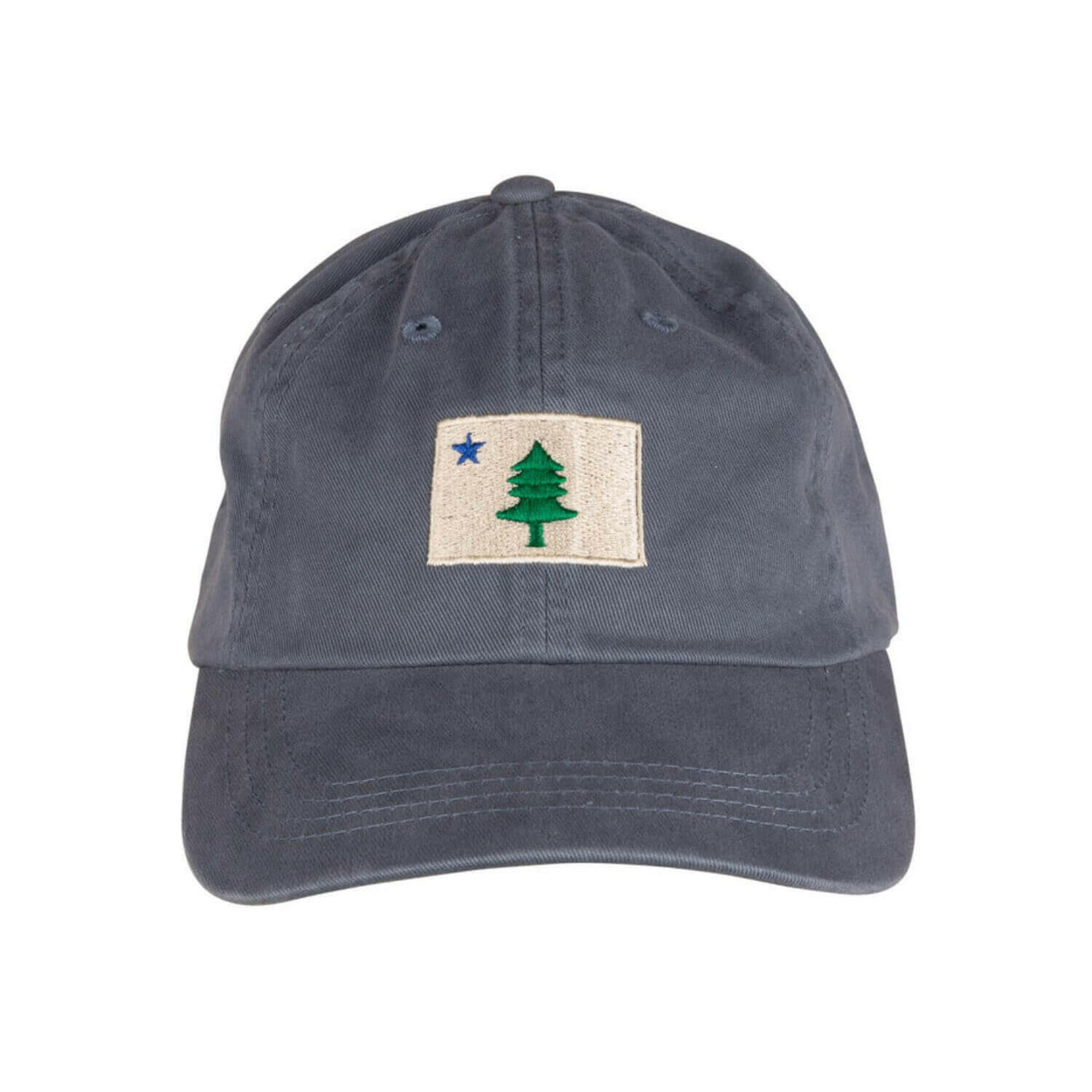 Original Maine Flag Hat, Washed Navy