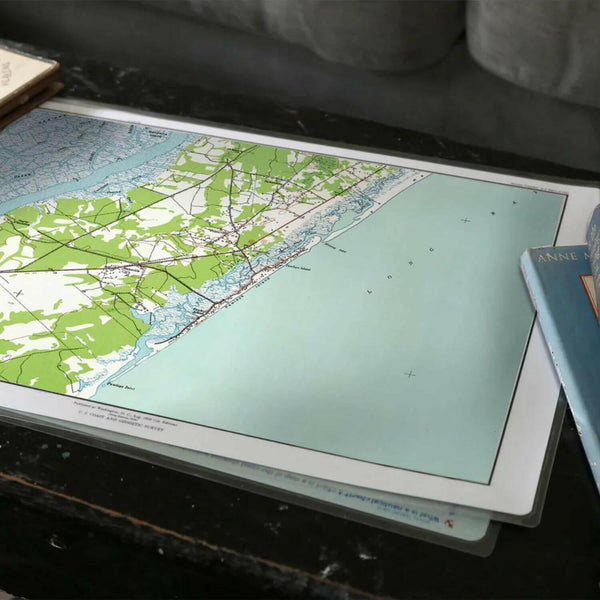 Nautical Chart Placemats, Locations in South Carolina